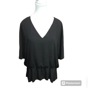 Additional Elle Black Blouse 2x Plus Size Dressy or Casual